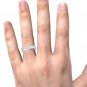 Solid 14k White Gold 1.00 Ct Round Cut Diamond Men's Wedding Band Ring HI I2
