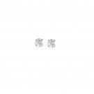 0.33Ct Round Cut Natural Diamond Stud Earrings in 14K Yellow Gold