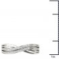 10k White Gold 0.05 Ct Natural Round Cut Diamond Fashion Engagement Ring HI I2