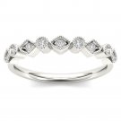 Genuine 10K White Gold 0.05 Ct Brillant Round Cut Diamond Engagement Ring Genuine 10K White Gold 0.05 Ct Brillant Round Cut Diamond Engagement Ring