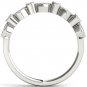 Genuine 10K White Gold 0.05 Ct Brillant Round Cut Diamond Engagement Ring
