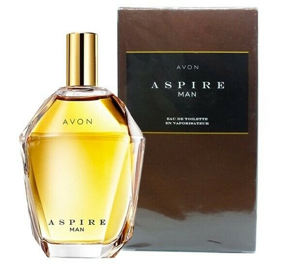 AVON ASPIRE MAN for Him eau de Toilette 75 ml New, Boxed Rare
