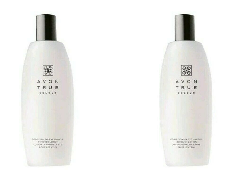 2 x Avon True Colour Conditioning Eye Make Up Remover Lotion Sensitive skin
