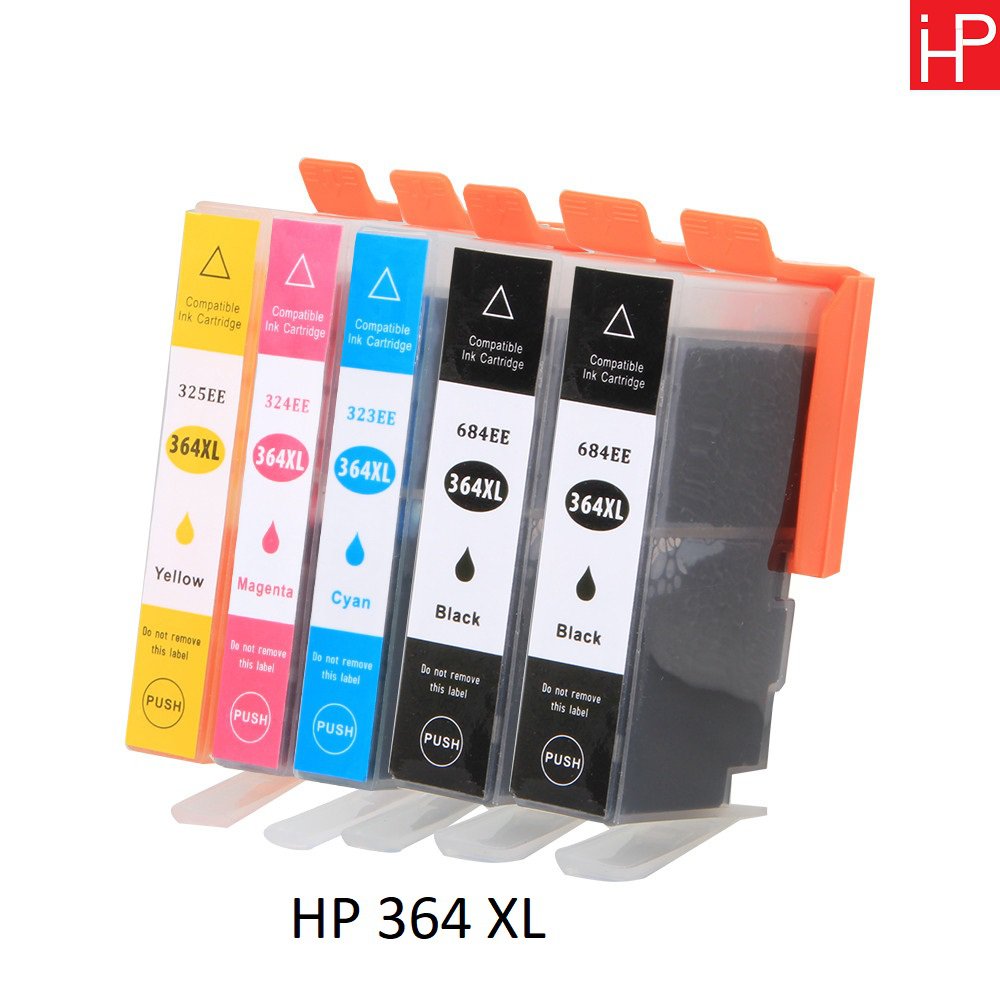 COMPATIBLE HP INK CARTRIDGE 364 XL, BK/C/M/Y , 5PCs/PACK