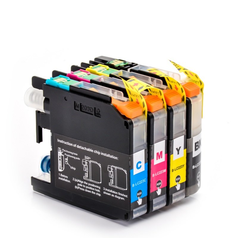Compatible Brother Ink Cartridge Lc223 Bkcmy 4pcspack