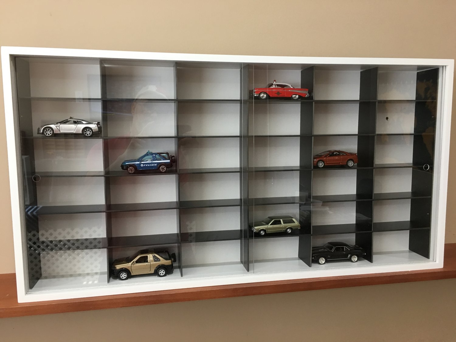 Display case for diecast 1/43 car scale 36NWB1