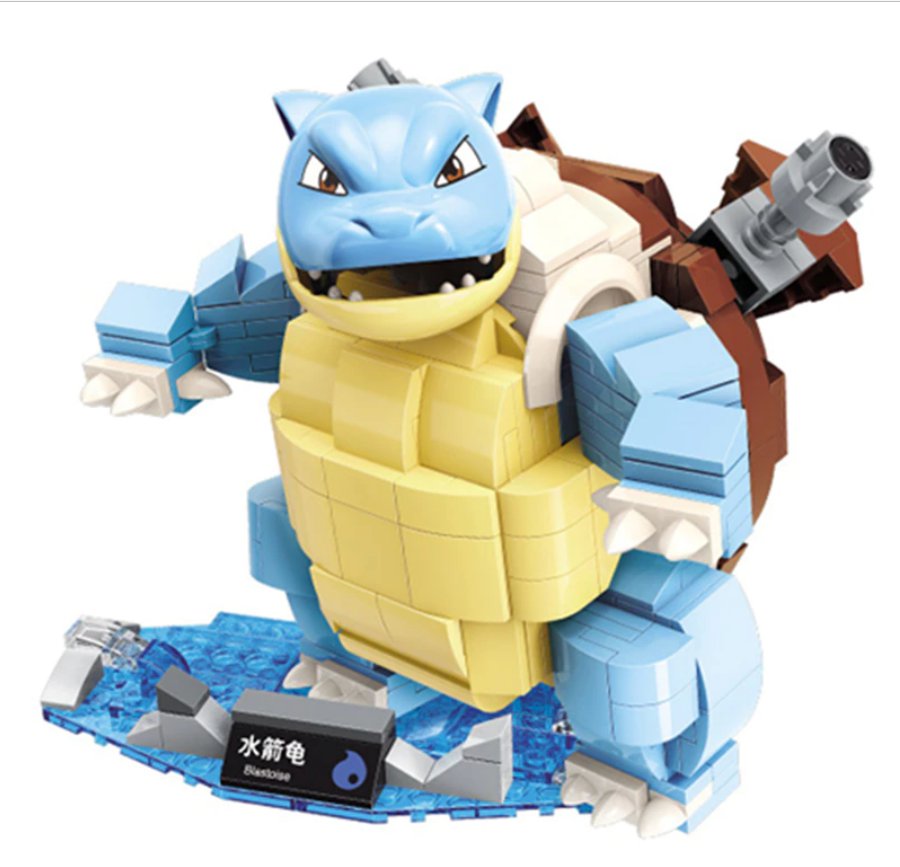 Anime Cartoon Pokemon blastoise Building Blocks Bricks Sets Toys For ...