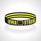 Reversible Iowa Strong Wristband Bracelet Made in USA Reversible Iowa Strong Wristband Bracelet Made in USA