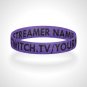 Twitch Facebook Mixer Streamer Reversible Bracelet Fully Custom Gaming Wristband
