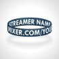 Twitch Facebook Mixer Streamer Reversible Bracelet Fully Custom Gaming Wristband