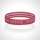 New Mexico Strong Reversible Wristband Bracelet Multiple Colors Available