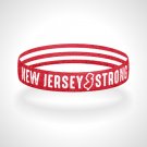 New Jersey Strong Reversible Wristband Bracelet Multiple Colors Available New Jersey Strong Reversible Wristband Bracelet Multiple Colors Available