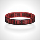 Reversible WoW For the Horde Bracelet Wristband