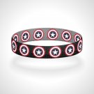 Reversible Captain America Bracelet Wristband Superhero Cosplay Bracelet Reversible Captain America Bracelet Wristband Superhero Cosplay Bracelet