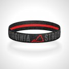 Pick Your State - Reversible Blackout Thin Red Line Bracelet Wristband