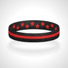 Reversible Thin Red Line Bracelet Wristband Support Local Firefighters