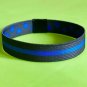 Reversible Thin Blue Line Bracelet Wristband Back the Blue Police Appreciation