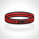 Nebraska Strong Reversible Wristband Bracelet Made in USA Nebraska Strong Reversible Wristband Bracelet Made in USA