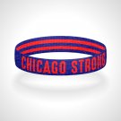 Chicago Strong Reversible Wristband Bracelet Made in USA Chicago Strong Reversible Wristband Bracelet Made in USA