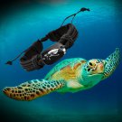 Love Sea Turtle Black Vegan Leather Adjustable Bracelet Free Shipping USA Seller