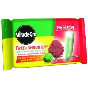 Miracle-Gro Tree and Shrub Fertilizer Spikes, 12-Pack