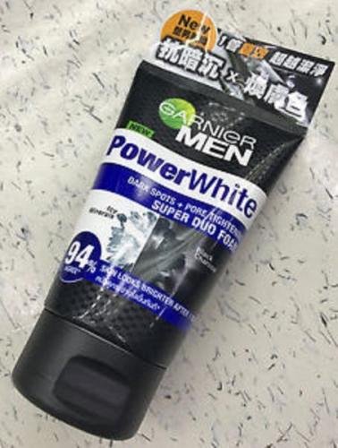 100G Garnier Men Power White Anti Dark Spots Pore Tightening Super Duo Face Foam