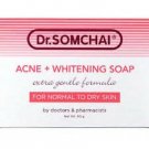 80 Grams Of Dr Somchai Acne + Whitening Skin Care Soap for Normal to Dry Skin