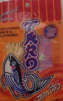 2 X 15 Grams Of Thai Taro Fish Snack Bar-B-Q Flavour