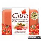3 X 110 Grams Of Citra Scrub Bar Soaps Thai Herbal Face Skin Care,In Tomato Collagen