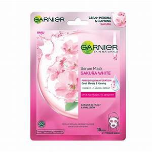 28 GRAMS OF GARNIER SKIN NATURAL SAKURA WHITE DULL PINKISH GLOW SERUM MASK