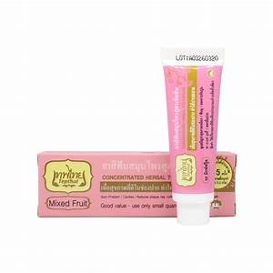 30 GRAMS OF TEPTHAI HERBAL TOOTH PASTE , MIXED FRUIT FOR HEALTHY ORAL HYGIENE