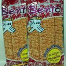 4 PACKS OF 6G BENTO SEAFOOD SNACK SEASONED SQUID RED SWEET & SPICY THAI DELICIOUS