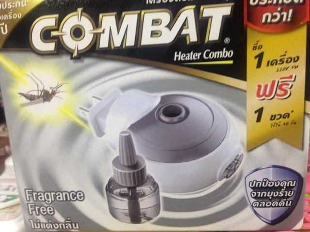 1 Of Combat Mosquito Liquid Fragrance Free Essential Oil Scent 90 day
