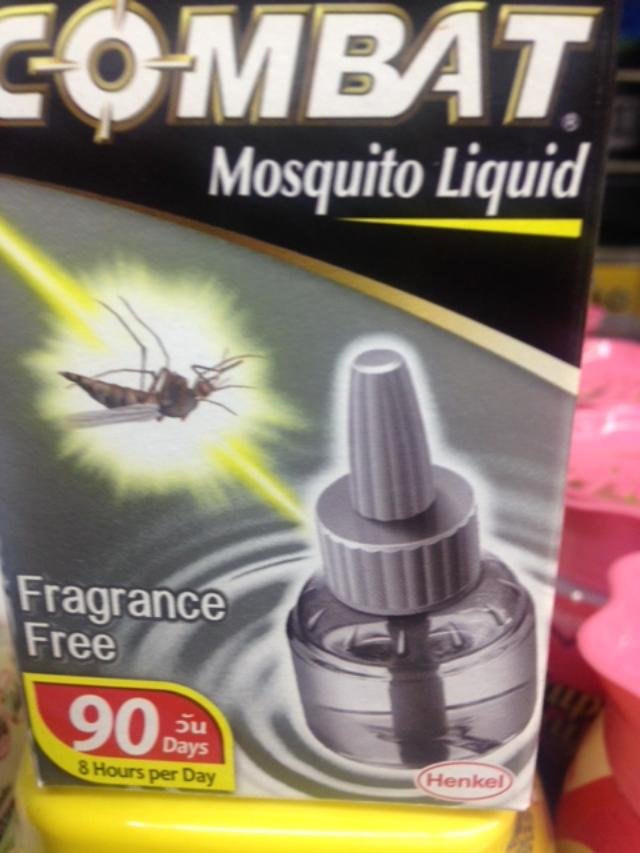 1 x 90 Day Refill For Combat Mosquito Liquid Fragrance Free Essential Oil Scent