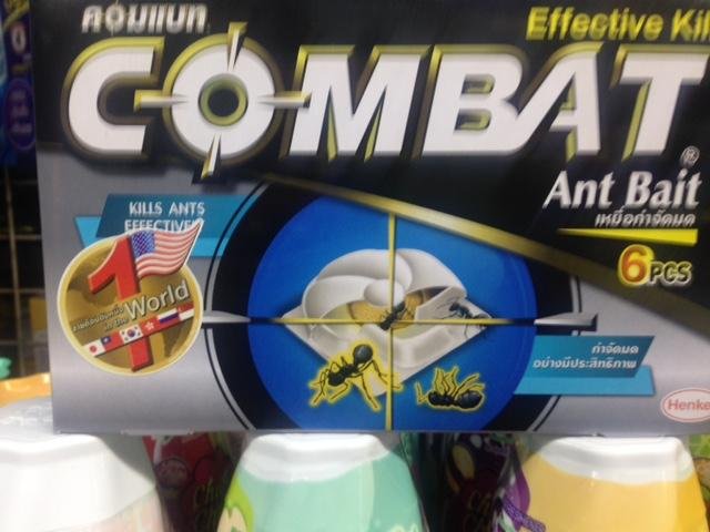 1 X 6 PIECES OF COMBAT ANT BAIT STATIONS FOR INDOOR AND OUTDOOR USE