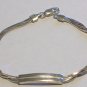 925 Silver 7.75 Inche Triple Silky Strand ID Bracelet New