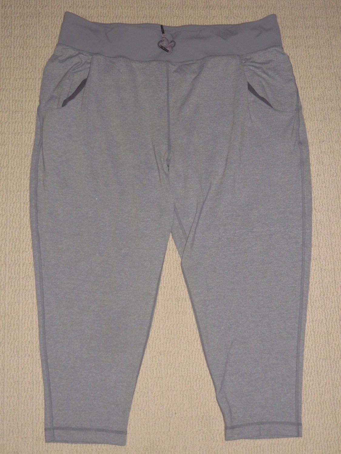 Womens Lululemon Dance Studio Crop II Unlined Capri Pants Sz: 12 Gray Workout