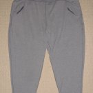 Womens Lululemon Dance Studio Crop II Unlined Capri Pants Sz: 12 Gray Workout