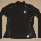 Womens Pearl Izumi Select Series Cycling 1/4 Zip Pullover Jacket Large Black