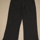 Womens Nike Fit Dry Cropped Capri Pants Sweatpants Small 4-6 Black Athletic Yoga