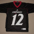 NCAA University Cincinnati Bearcats #12 Football Jersey Adult Small Adidas Black