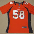 NFL Football Denver Broncos Von Miller #58 Sewn Jersey Womens Large Nike