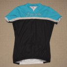 Womens Castelli Cycling Bike 1/2 Zipper Jersey Top Blue Black Small Back Pockets