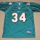 NFL Football Vintage Miami Dolphins Ricky Williams #34 Jersey XLarge Reebok RBK