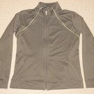 Womens Nike Performance Full Zip-Up Track Jacket Large 12-14 Brown Athletic Yoga