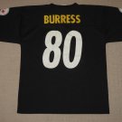 NFL Football Vintage Pittsburgh Steelers Plaxico Burress #80 Jersey Adult Large