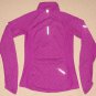 Womens Nike Dri-Fit Element Thumb Holes 1/4 Zip Long Sleeve Pullover XS Pink