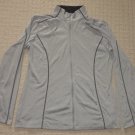 Womens Cutter & Buck CB DryTec Golf Full Zip Long Sleeve Jacket XL XLarge Gray