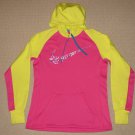 Womens Nike Therma-Fit Thumb Holes Hoodie Jacket Sweatshirt Pullover Small Pink