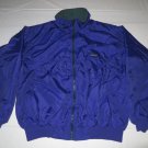 Womens Patagonia Vintage 90s Windbreaker Fleece Lined Bomber Jacket XL Purple